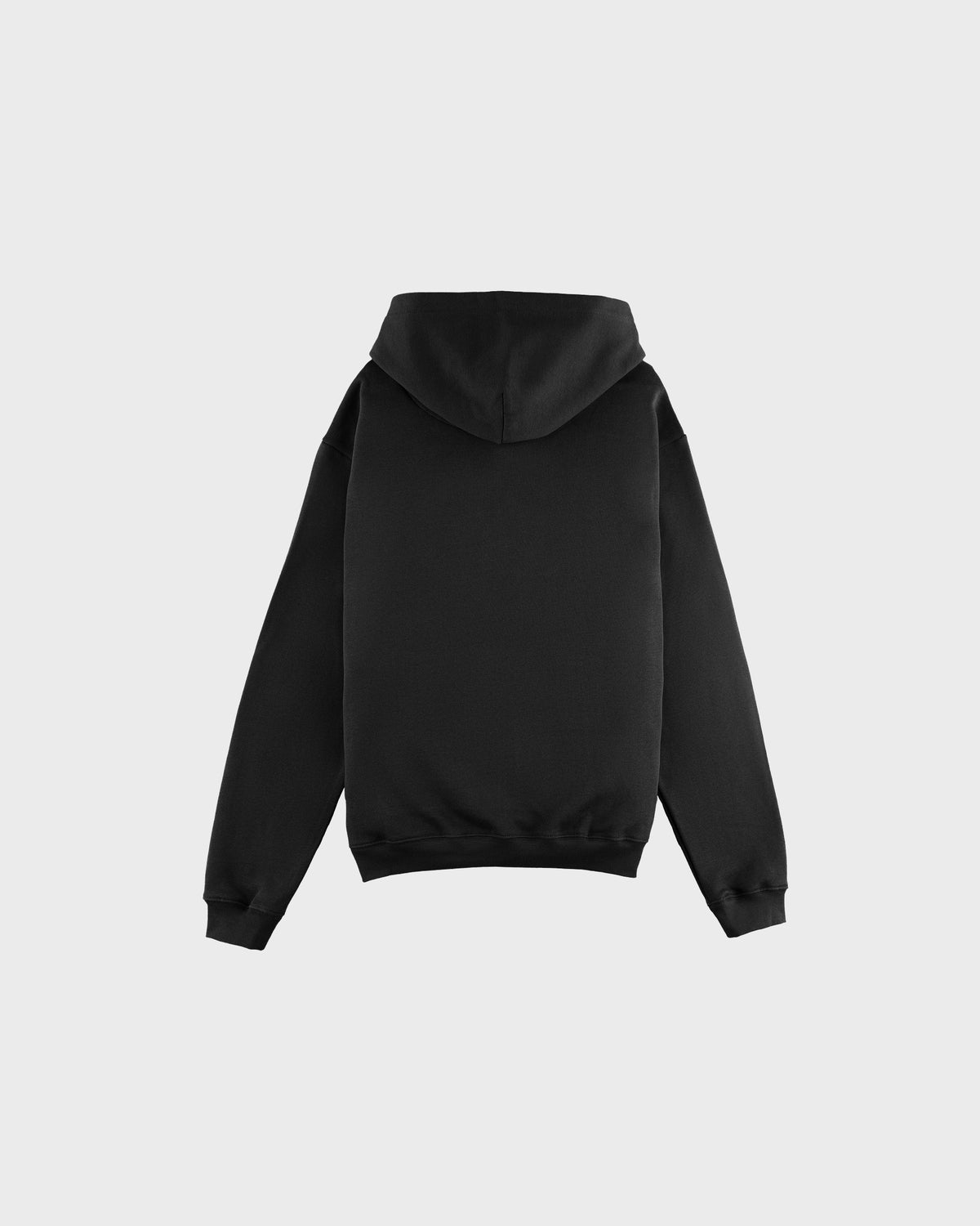 Hoodie in zwart, achterkant